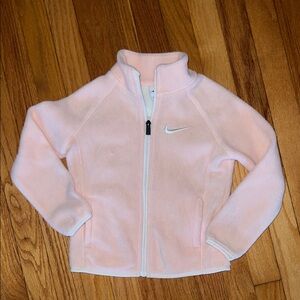 Nike Light Pink Full Zip Fleece Jacket